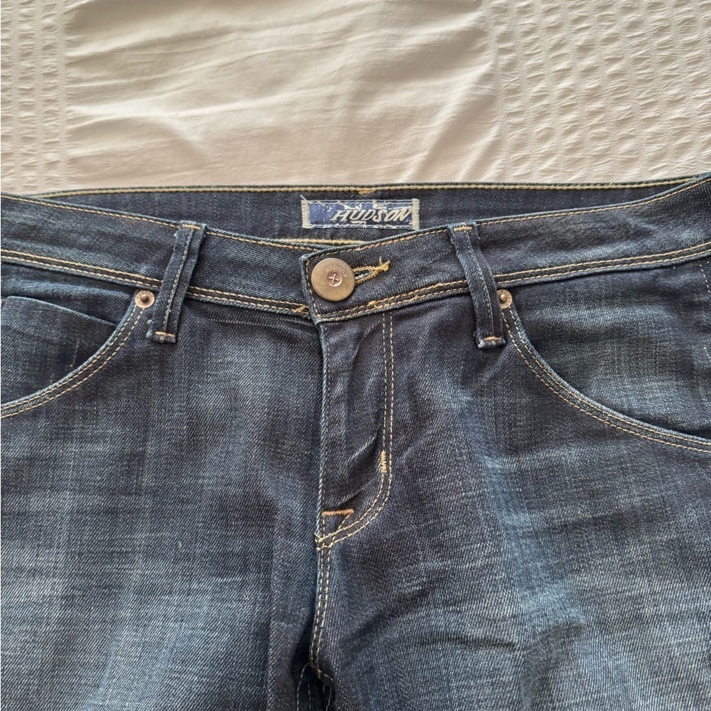 Hudson jeans straight leg medium wash size 28 - Picture 5 of 15